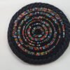 Handmade Multicolor Beaded Coaster Handmade Multicolor Beaded Coaster