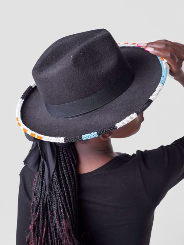 WhatsApp Image 2025-03-10 at 1.37.46 PM (8) Classic Black Fedora Hat - Handcrafted African - Inspired Style