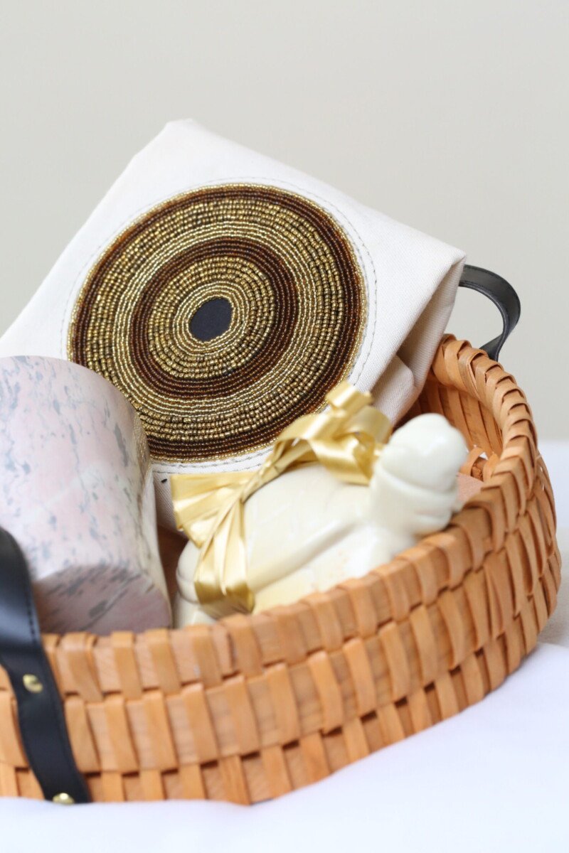 Elegant White Beaded Pillow Cover – Handmade Decorative Cushion Cover