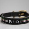 Customized Beaded Leather Dog Collars - Personalized & Handcrafted