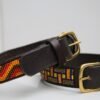 Customized Beaded Leather Dog Collars - Personalized & Handcrafted