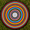 Unique 13-Inch Multicolored Beaded Placemat – Handcrafted Kenyan Table Art