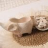 Textured elephant soapstone candle holder Textured elephant soapstone candle holder