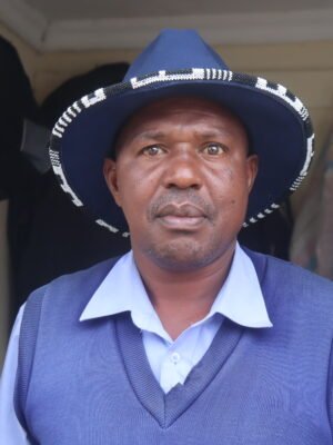 Blue Fedora Hat with Beads - Pinch Front Design Blue Fedora Hat with Beads - Pinch Front Design