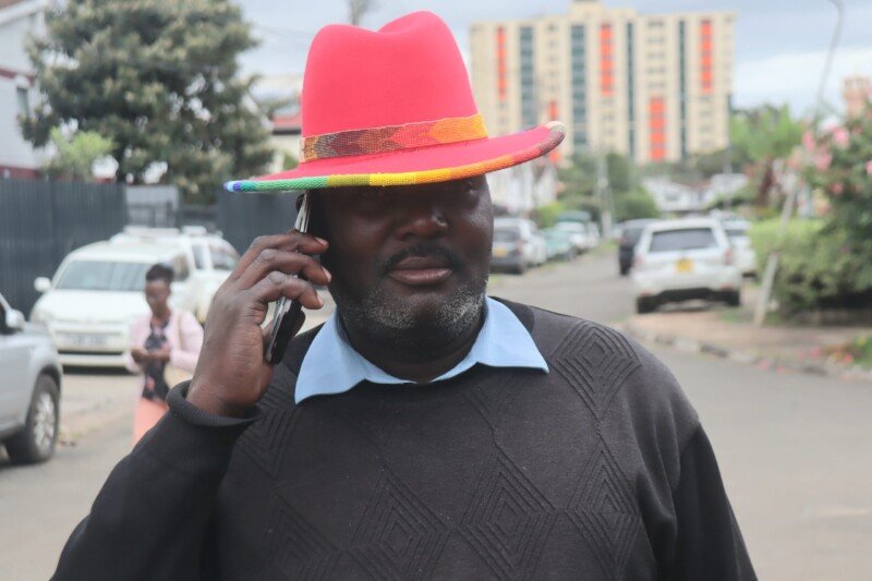 Red Fedora Hat with Beaded Band - Bold & Stylish