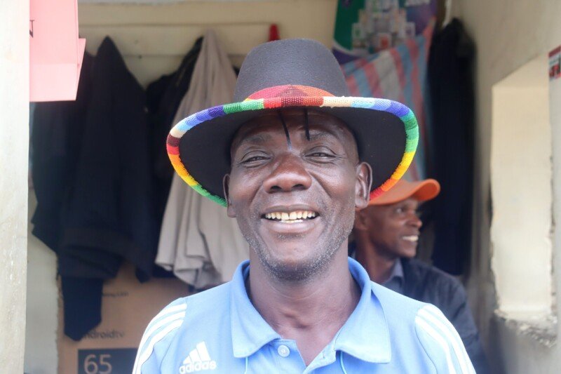 Black Fedora Hat with Beaded Band - Timeless Style