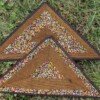 Triangular Maasai Beaded Placemat - Handmade African Table Décor