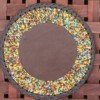 18-Inch Multicolored Half Beaded Placemat