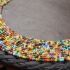 18-Inch Multicolored Half Beaded Placemat