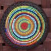 Multicolored Mixed Beads Coaster – Vibrant African Table Art
