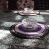 Durable 13-Inch Purple Patterned Beaded Placemat Durable 13-Inch Purple Patterned Beaded Placemat