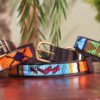 Set of 3 Beaded Dog Collars - Handmade Maasai Leather Collection