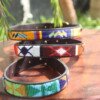 Set of 3 Beaded Dog Collars - Handmade Maasai Leather Collection
