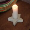 Star shaped soapstone candle holder Star shaped soapstone candle holder