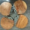 Rustic Wooden Coasters – Handcrafted African Table Essentials Rustic Wooden Coasters – Handcrafted African Table Essentials