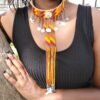 The Ember Glow Maasai Beaded Necklace