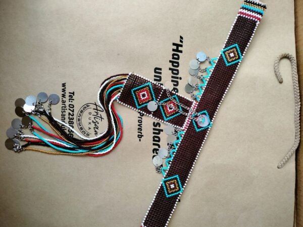 Savanna Earth Maasai Beaded Necklace Savanna Earth Maasai Beaded Necklace