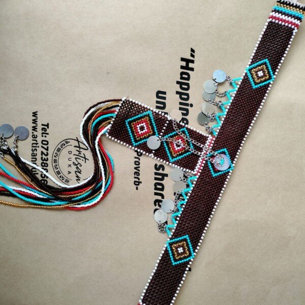 Savanna Earth Maasai Beaded Necklace