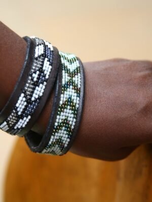 2 unique men Maasai beaded bracelets 2 unique men Maasai beaded bracelets