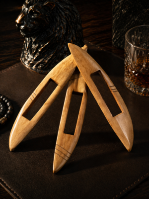 Set of 2 Maasai Lion Spikes
