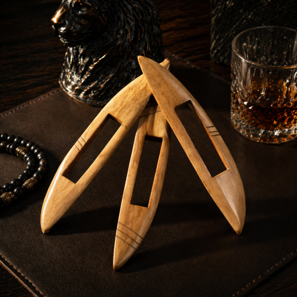 Set of 2 Maasai Lion Spikes