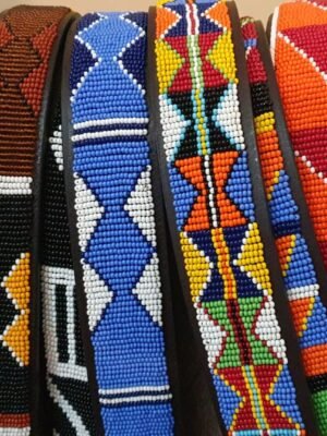 Handcrafted Maasai Beaded Leather Belts Handcrafted Maasai Beaded Leather Belts
