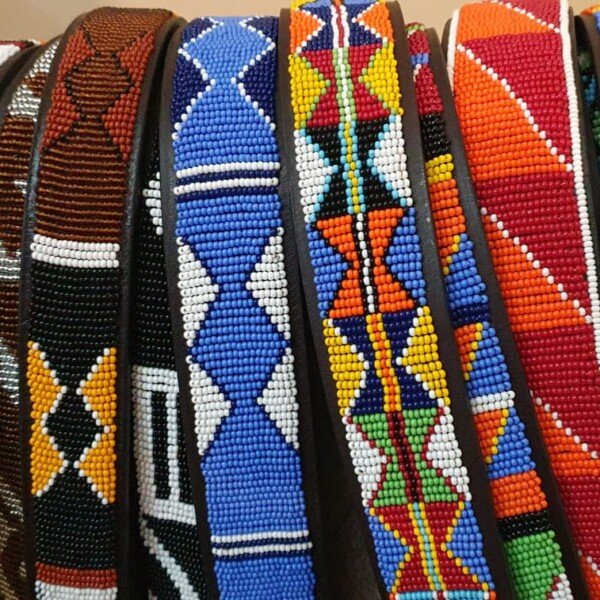 Maasai Beaded Leather Belts