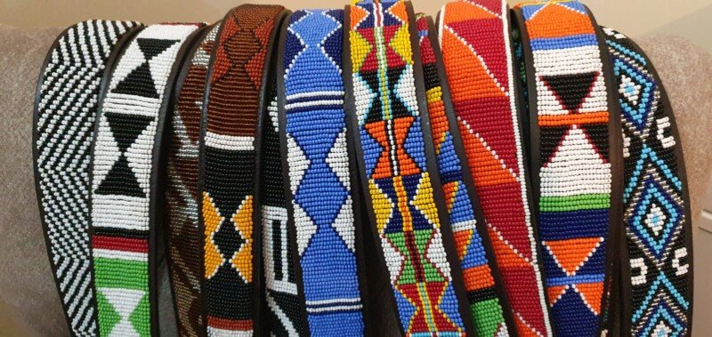 Handcrafted Maasai Beaded Leather Belts