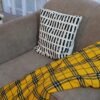 Vibrant Yellow Maasai Shuka Blanket – Authentic Handwoven African Wrap Vibrant Yellow Maasai Shuka Blanket – Authentic Handwoven African Wrap