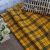 Vibrant Yellow Maasai Shuka Blanket – Authentic Handwoven African Wrap Vibrant Yellow Maasai Shuka Blanket – Authentic Handwoven African Wrap