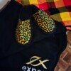 Radiant Gold Ankara Slip-Ons - Handmade African Print Slides for Effortless Elegance
