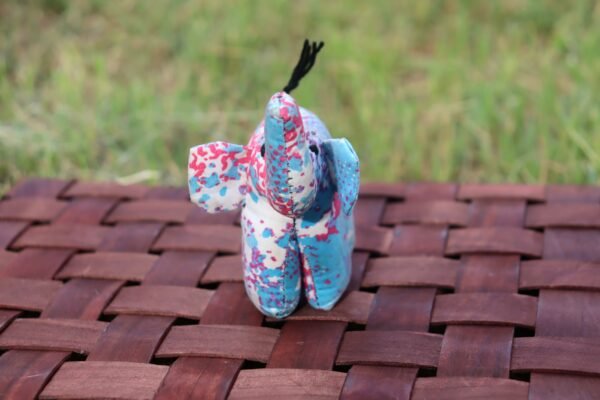 Blue Elephant Kitenge Soft Doll Blue Elephant Kitenge Soft Doll