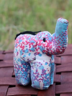 Blue Elephant Kitenge Soft Doll Blue Elephant Kitenge Soft Doll