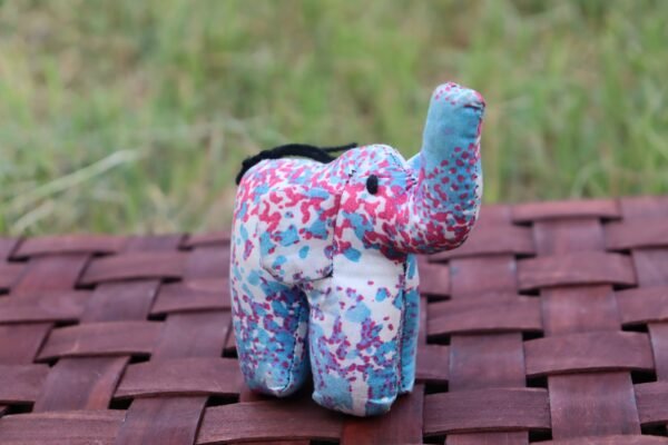 Blue Elephant Kitenge Soft Doll Blue Elephant Kitenge Soft Doll