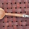 Handcrafted Wooden Cooking Stick with Bone-Detail Handle