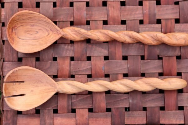 Spiral design wooden cooking sticks Spiral design wooden cooking sticks