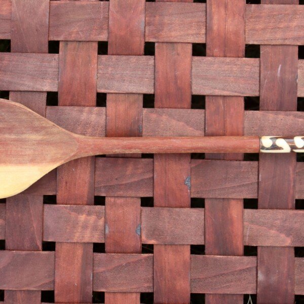 Dark Brown Wooden Cooking Sticks with Bone Handle