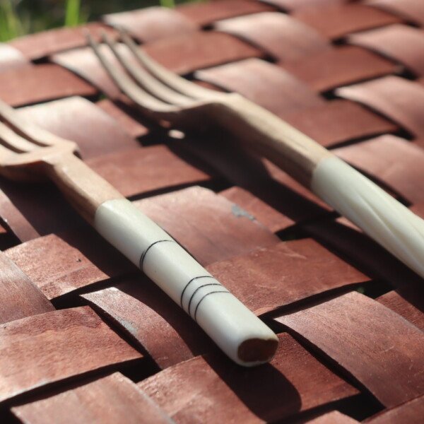 Handcrafted Wooden Forks and Spoons - African Kitchen Utensils