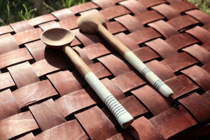 Handcrafted Wooden Spoons - Durable African Kitchen Utensils