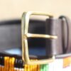Radiant Multicolored Maasai Beaded Leather Belt Radiant Multicolored Maasai Beaded Leather Belt