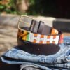 Radiant Multicolored Maasai Beaded Leather Belt Radiant Multicolored Maasai Beaded Leather Belt