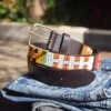 Radiant Multicolored Maasai Beaded Leather Belt