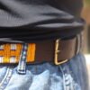 Radiant Multicolored Maasai Beaded Leather Belt Radiant Multicolored Maasai Beaded Leather Belt