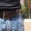 Radiant Multicolored Maasai Beaded Leather Belt
