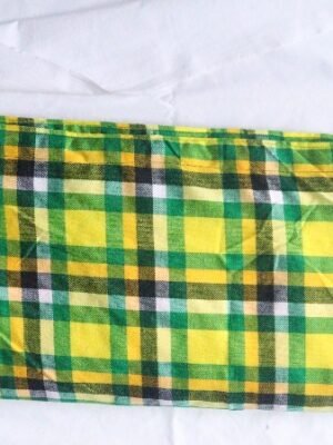 Sundown Savannah Green & Gold Maasai Heritage Blanket