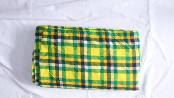 Sundown Savannah Green & Gold Maasai Heritage Blanket Sundown Savannah Green & Gold Maasai Heritage Blanket