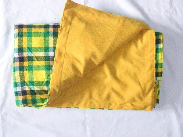 Sundown Savannah Green & Gold Maasai Heritage Blanket