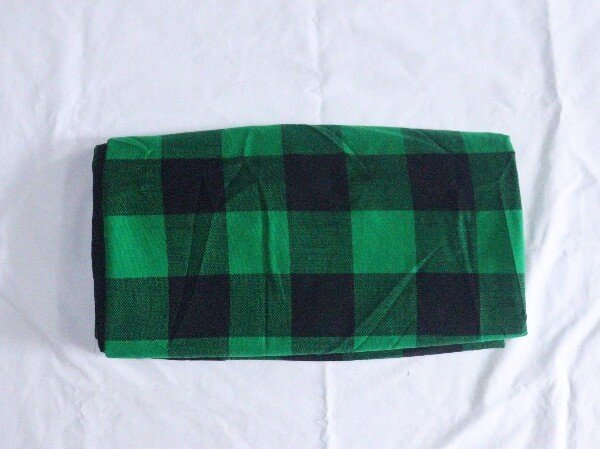 Mara Midnight Green Maasai Heritage Blanket - Dual-Tone Warrior Shuka