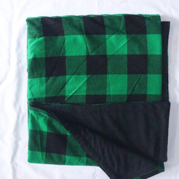 Mara Midnight Green Maasai Heritage Blanket - Dual-Tone Warrior Shuka