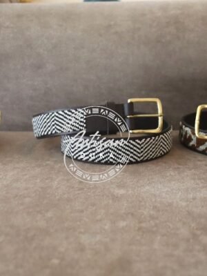 Discounted Set of Three Beaded Leather Belts – Authentic African Craftsmanship Discounted Set of Three Beaded Leather Belts – Authentic African Craftsmanship